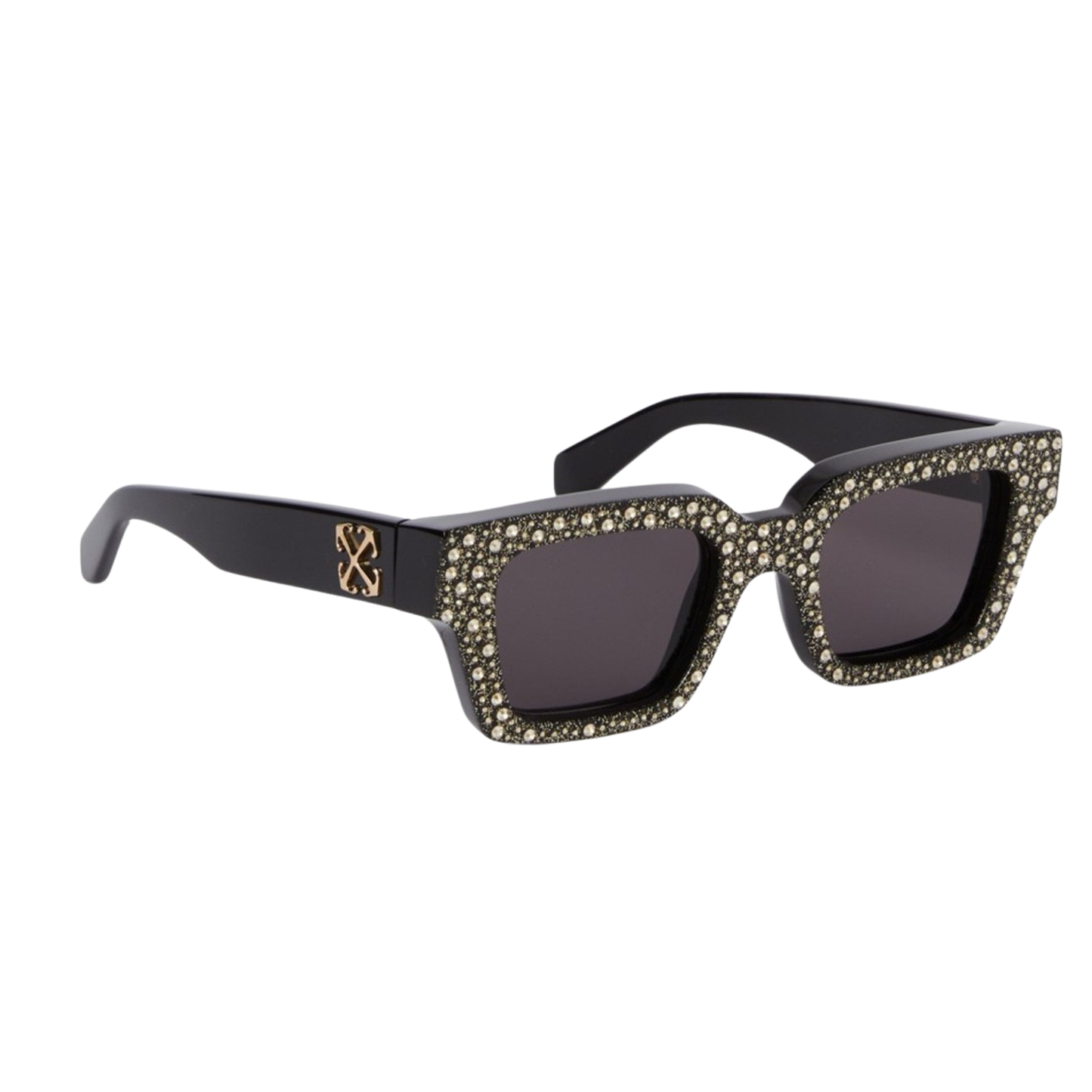 Off-White Sunglasses Virgil Black Gold