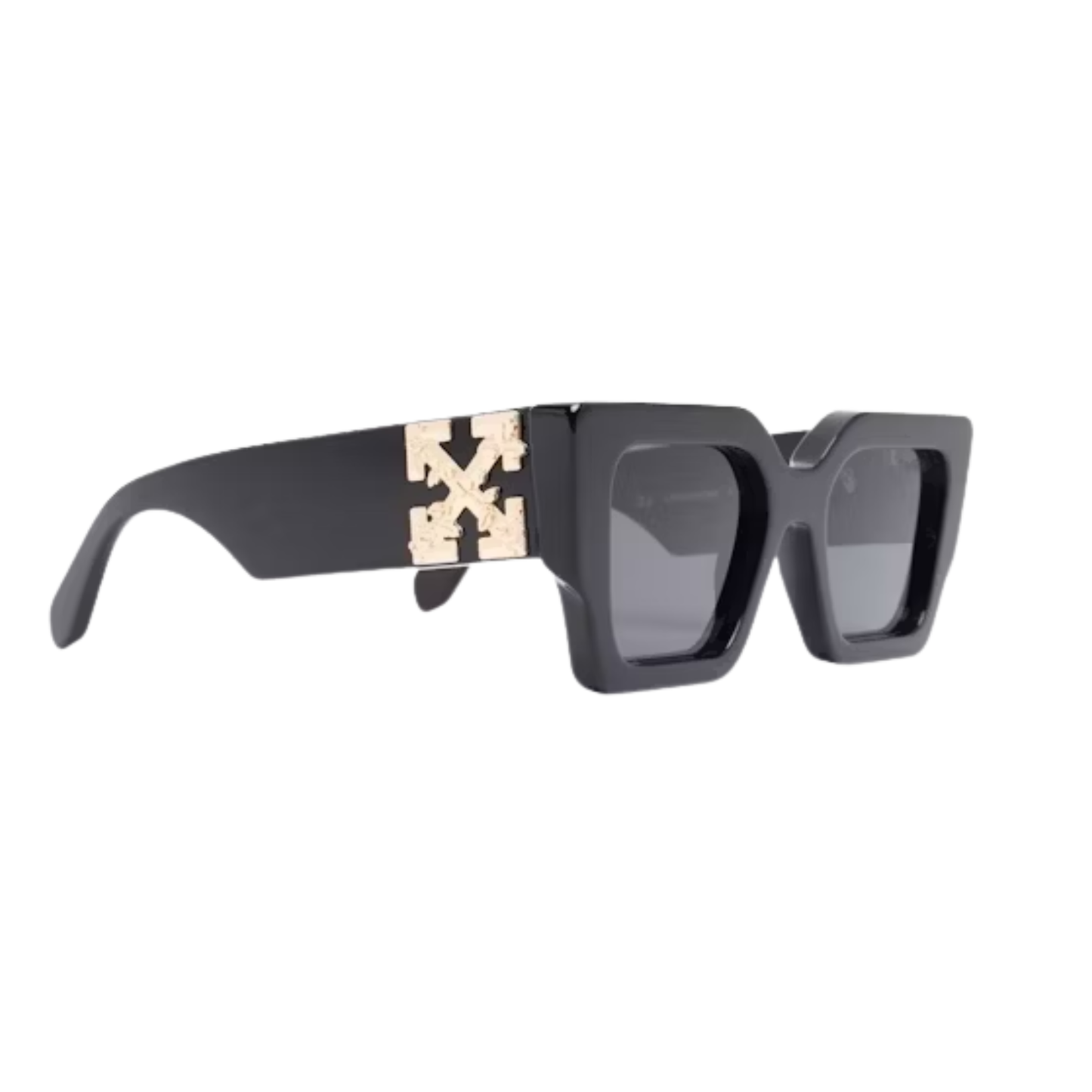 Off-White Sunglasses Catalina Rectangular Frame Black/Dark Grey/Gold