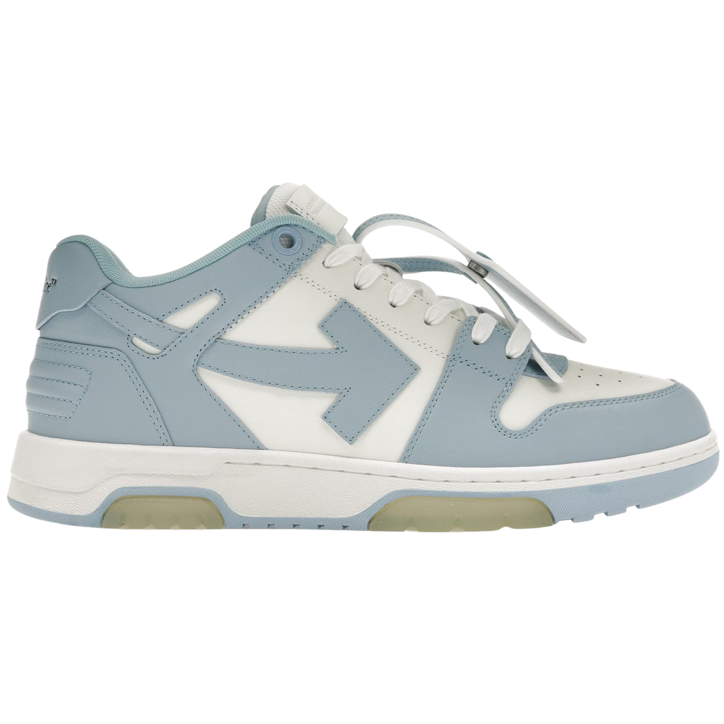 Off-White Out Of Office Calf Leather White Baby Blue