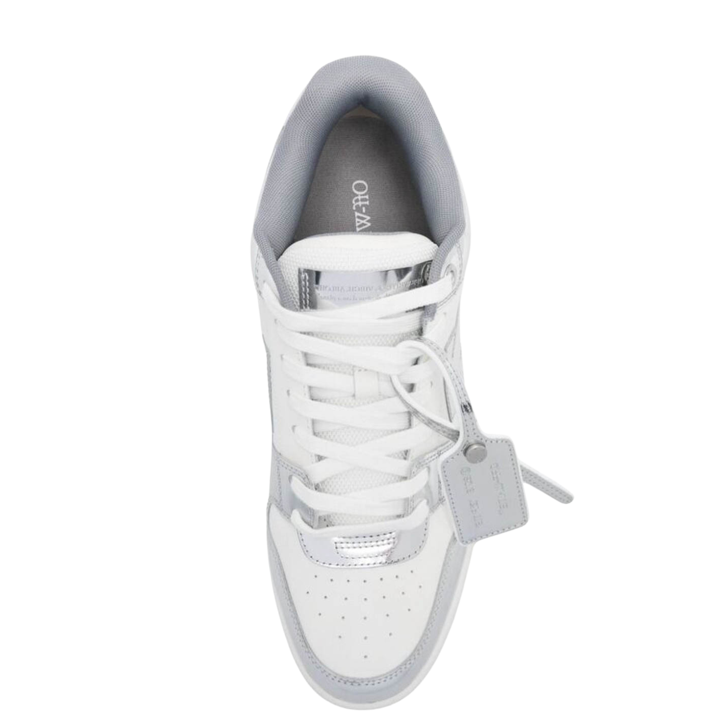 Off-White Out of Office Low Silver White
