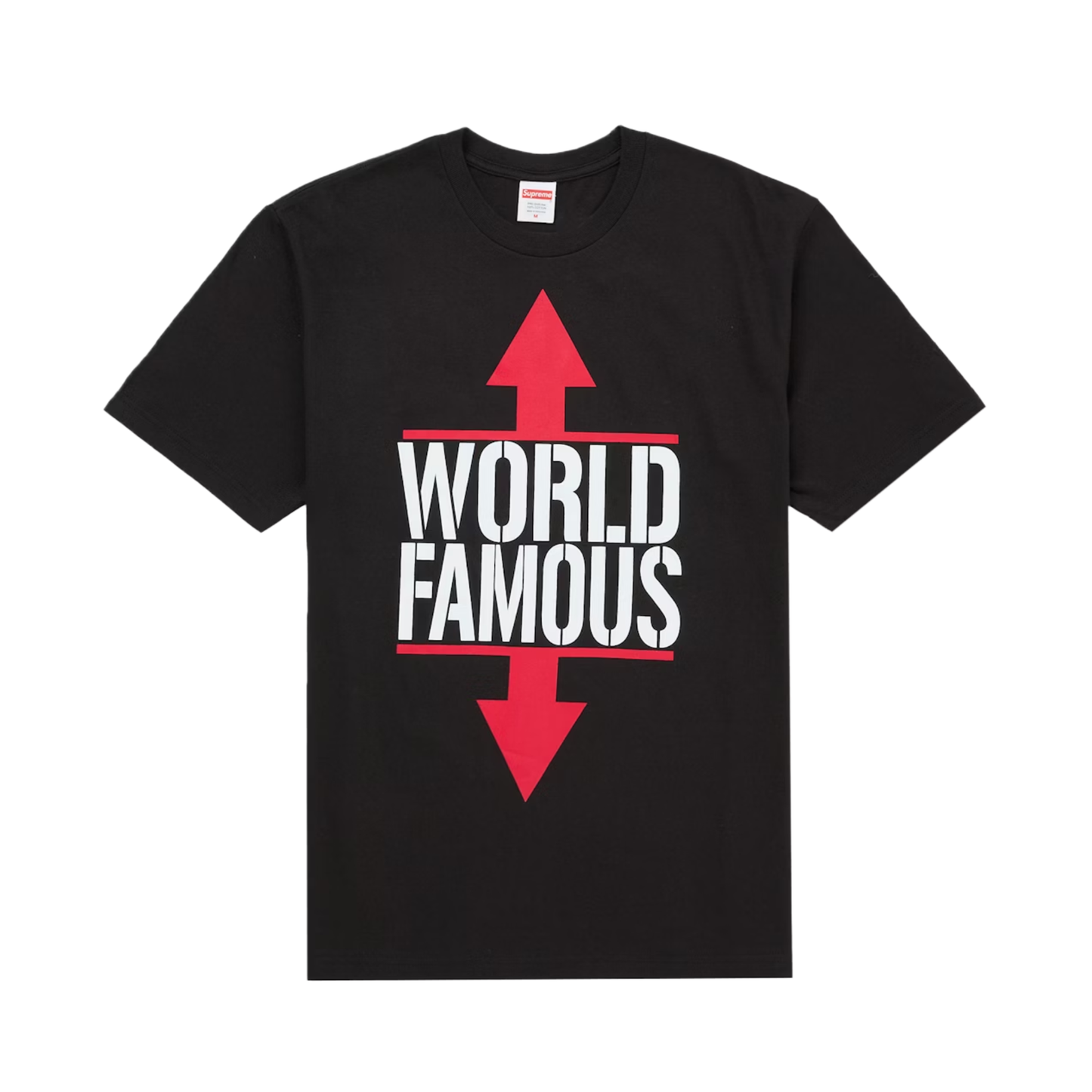 Supreme World Famous Tee Black