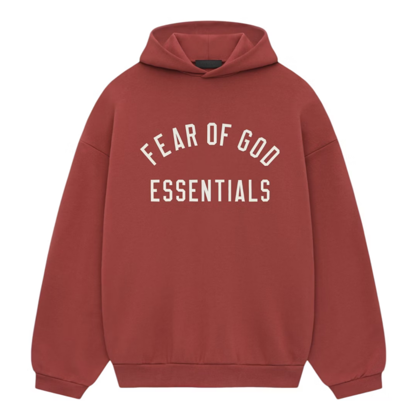 Fear of God Essentials Fleece Hoodie Crimson