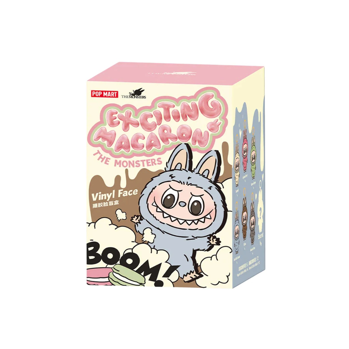 Pop Mart Labubu The Monsters Exciting Macaron Vinyl Face Sealed Case