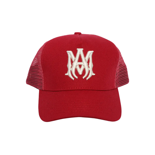 Amiri MA Logo Trucker Hat 'Red'