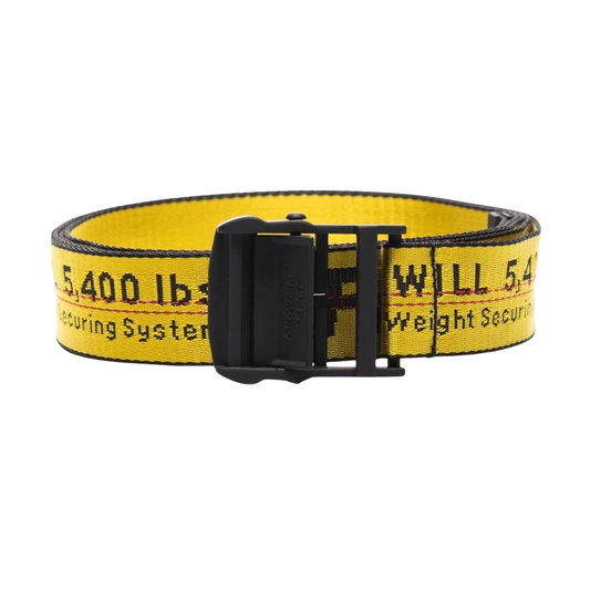 Off-White Classic Industrial Belt 'Yellow/Black'
