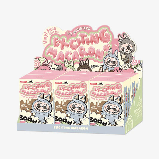 Pop Mart Labubu The Monsters Exciting Macaron Vinyl Face Sealed Case
