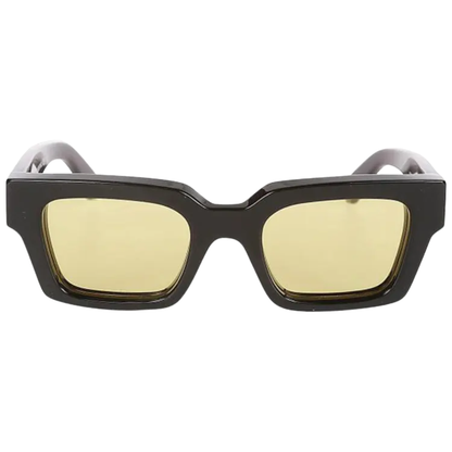 OFF-WHITE Virgil Square Sunglasses Black/Yellow
