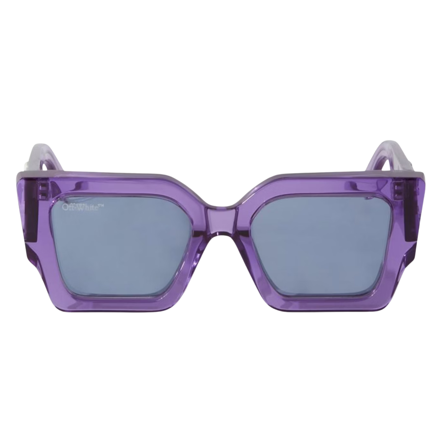 Off-White Sunglasses Catalina Rectangular Frame Transparent Purple/Blue