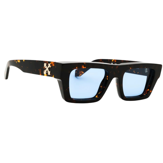 Off-White Sunglasses Virgil Havana Blue