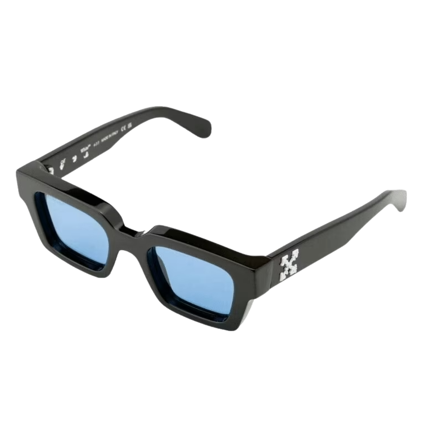 Off-White Sunglasses Virgil Black Light Blue
