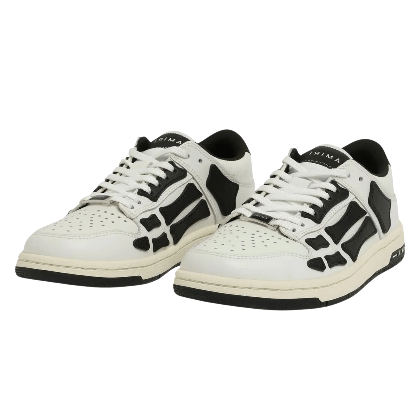 AMIRI Skel Top Low White Black