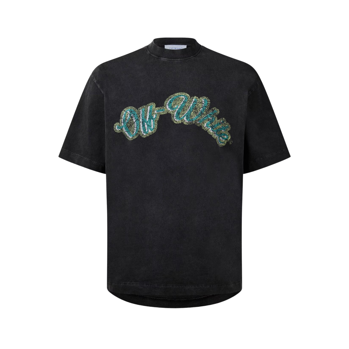 Off-White Men's Bacchus Skate Tee, Distressed T-Shirt