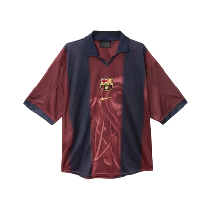 Travis Scott x Nike x FC Barcelona Retro 2000/01 Home Skeleton Jersey
