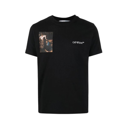 Off-White Caravaggio Lute Slim S/S T-Shirt Black