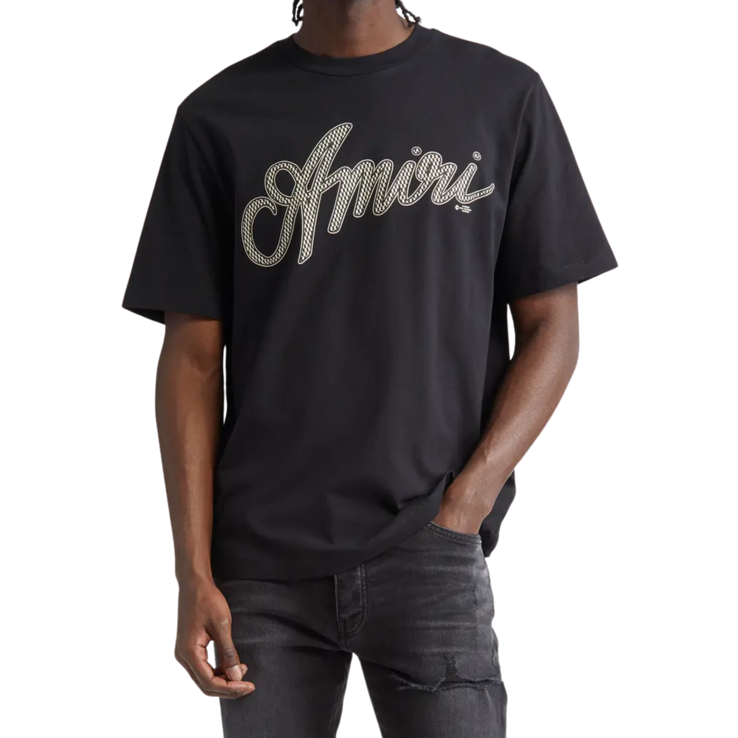 AMIRI Script Logo Graphic T-Shirt Black