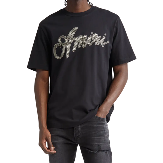 AMIRI Script Logo Graphic T-Shirt Black