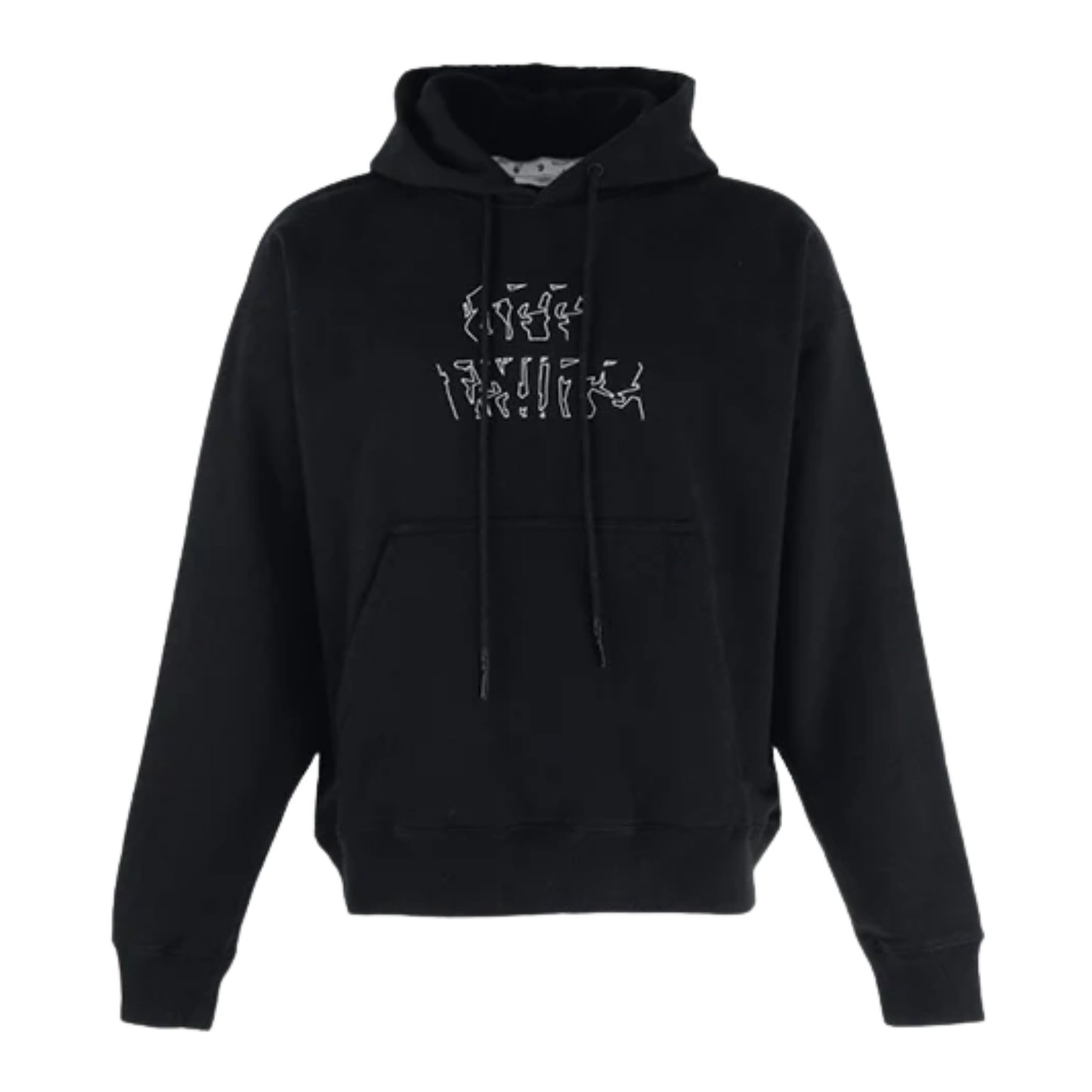 Off-White Hoodie Neen Arrow Skate 'Black/White'