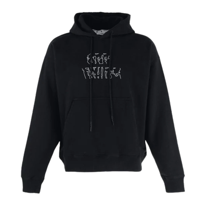 Off-White Hoodie Neen Arrow Skate 'Black/White'