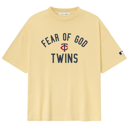 Fear of God Essentials Twins 90's Tee Italian Straw