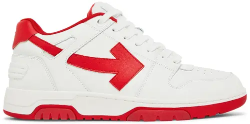 Off-White Out of Office Low White Red