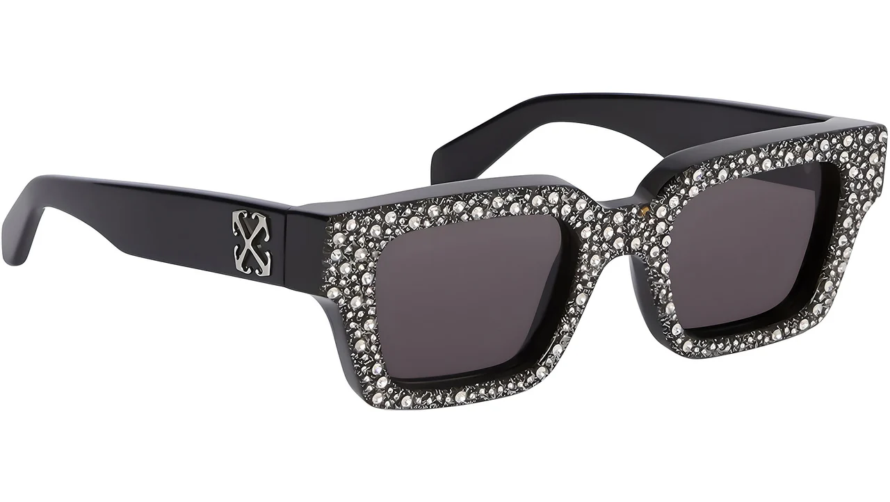 Off-White Sunglasses Virgil Black Silver