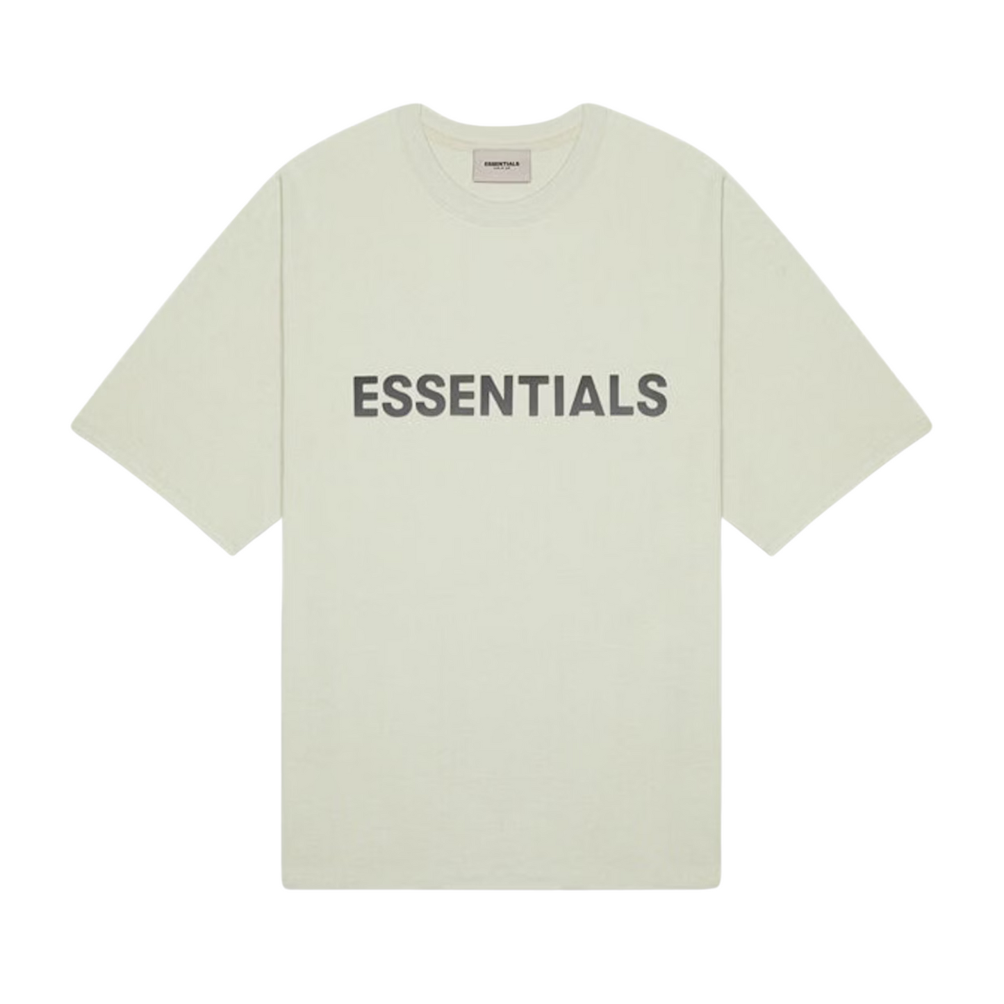 Fear of God Essentials 3D Silicon Applique Boxy T-Shirt Alfalfa Sage