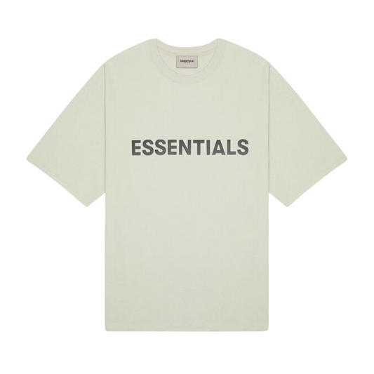 Fear of God Essentials 3D Silicon Applique Boxy T-Shirt Alfalfa Sage