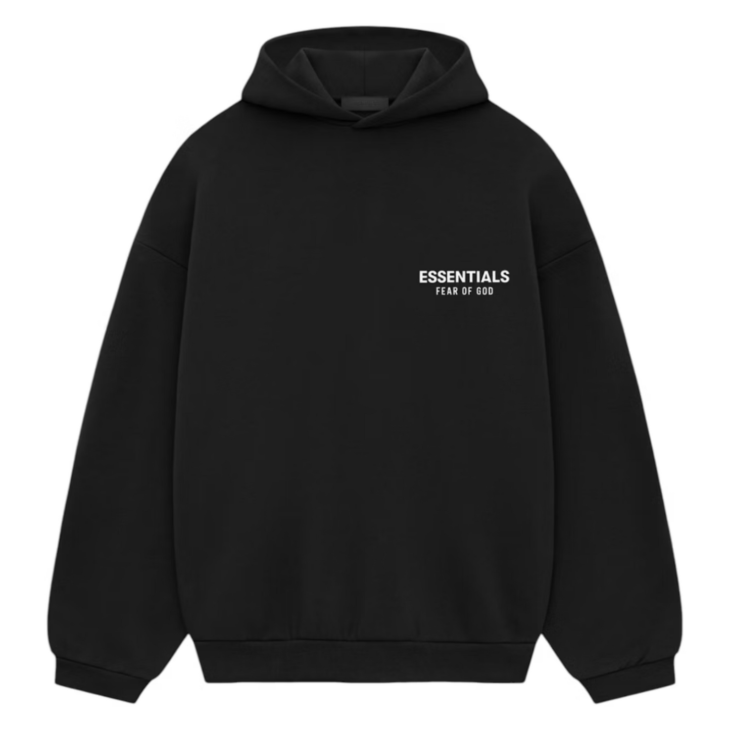 Fear of God Essentials Fleece Hoodie (FW24) Black