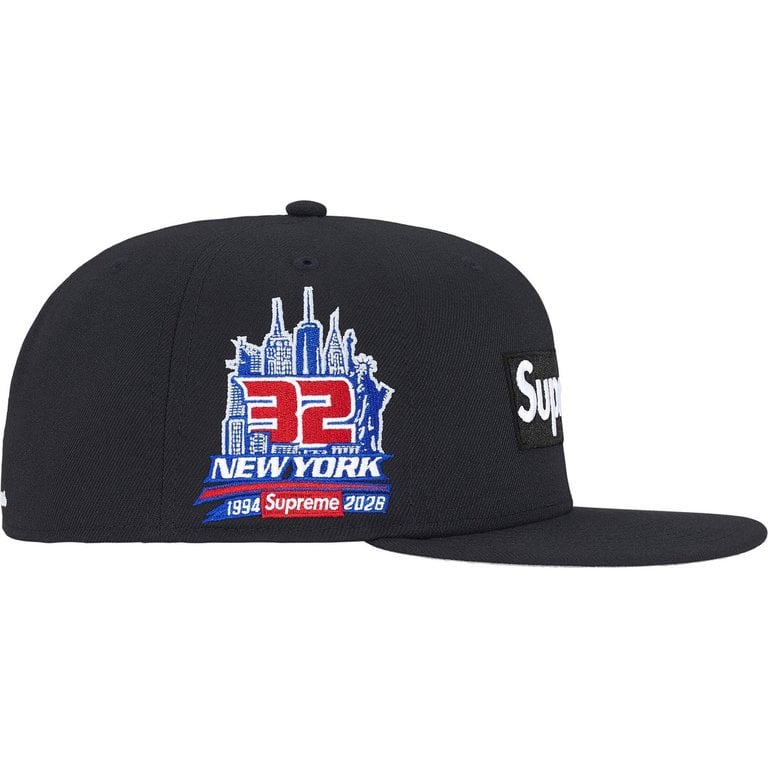 Supreme Shop Box Logo New Era 59Fifty Fitted Hat Black